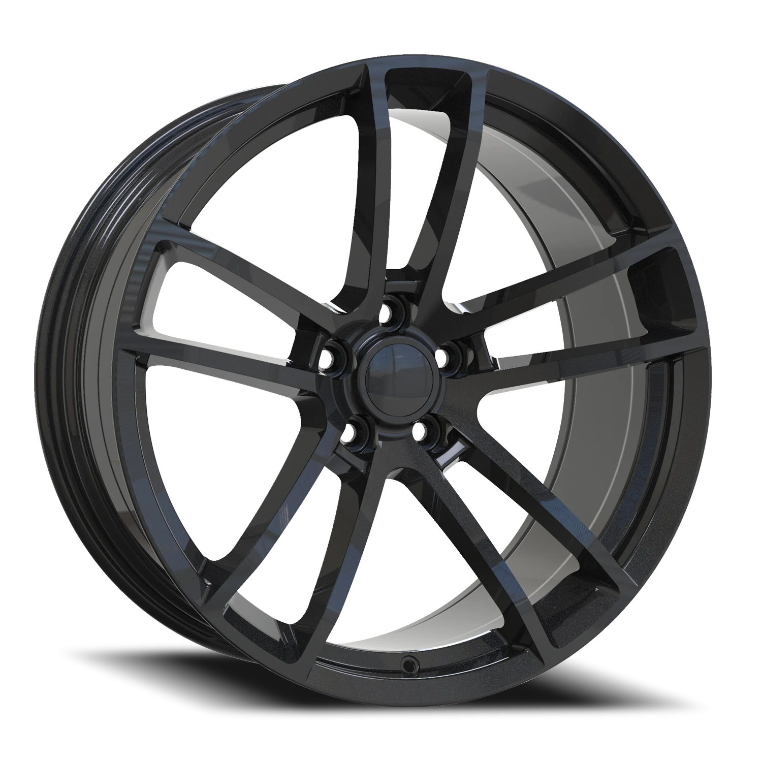 Revenge OE Designs RS-17 20x9" 5x115mm 71.5mm CB +25mm Black