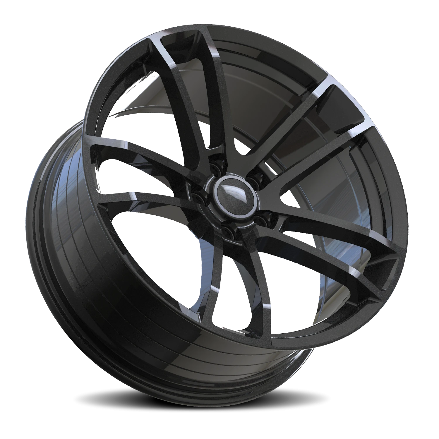 Revenge OE Designs RS-17 20x9" 5x115mm 71.5mm CB +25mm Black
