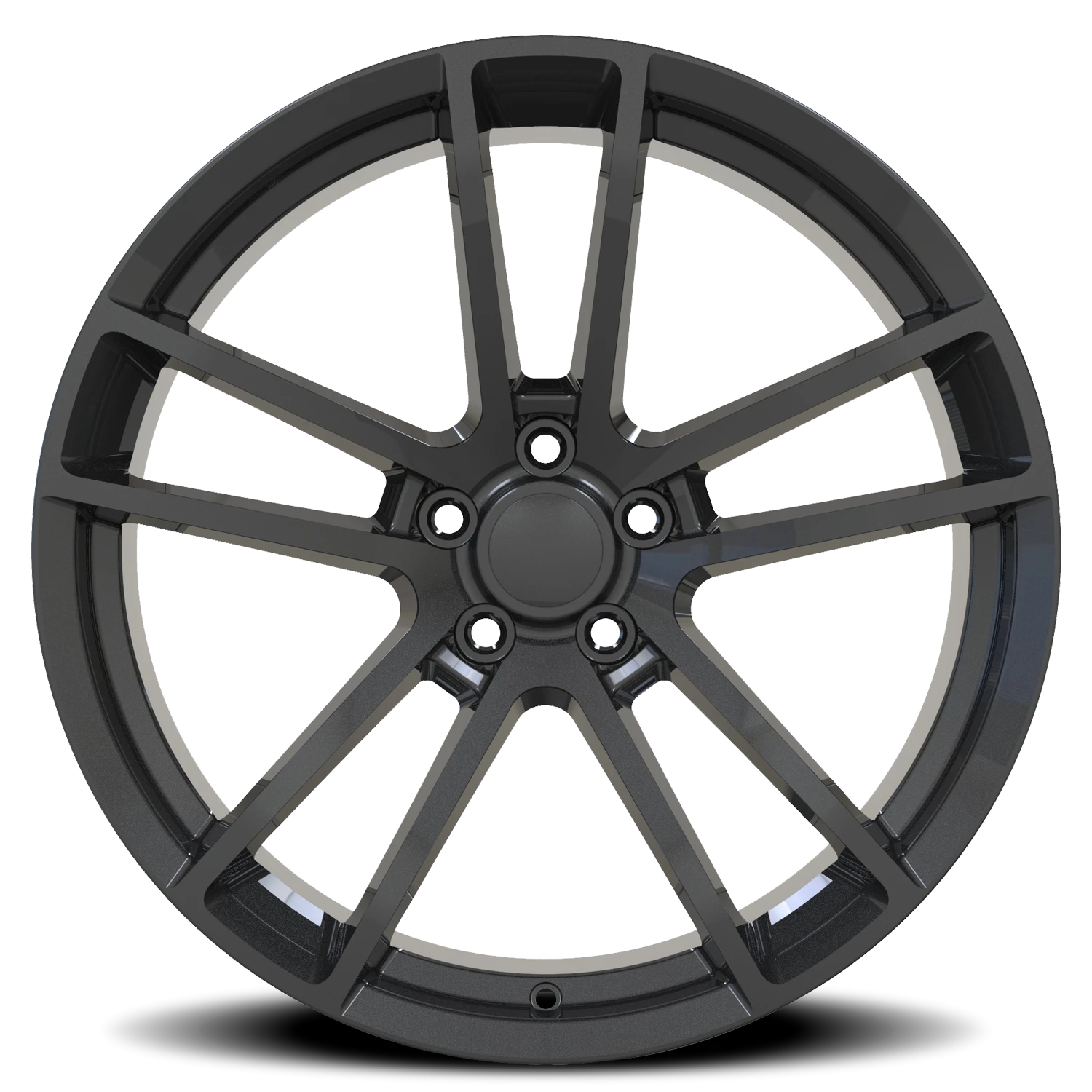 Revenge OE Designs RS-17 20x10.5" 5x115mm 71.5mm CB +25mm Black