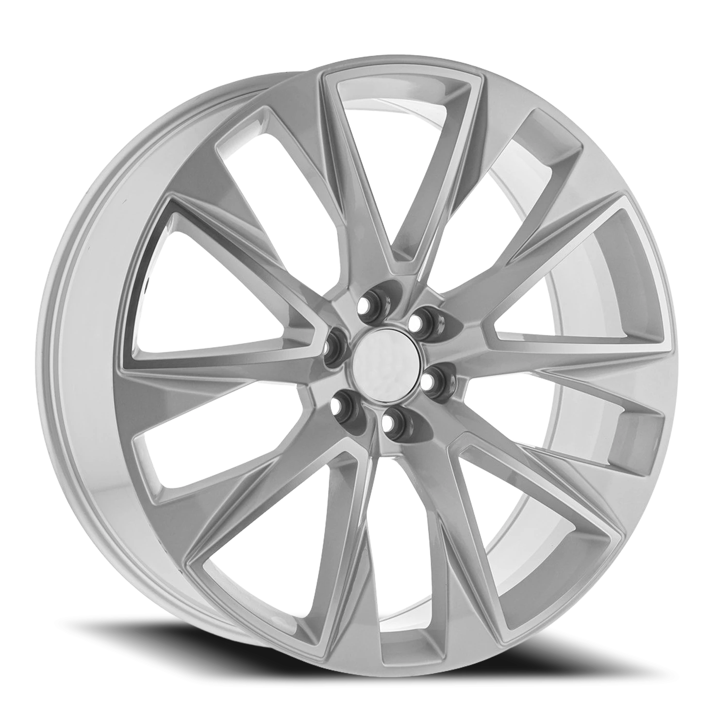 Revenge OE Designs RS-39 22x9" 6x139.7mm 78.1mm CB +31mm Silver Machined Face