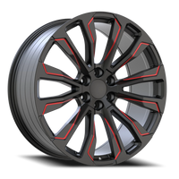 Revenge OE Designs RS-40 26x10" 6x139.7mm 78.1mm CB +31mm Black Red Milled