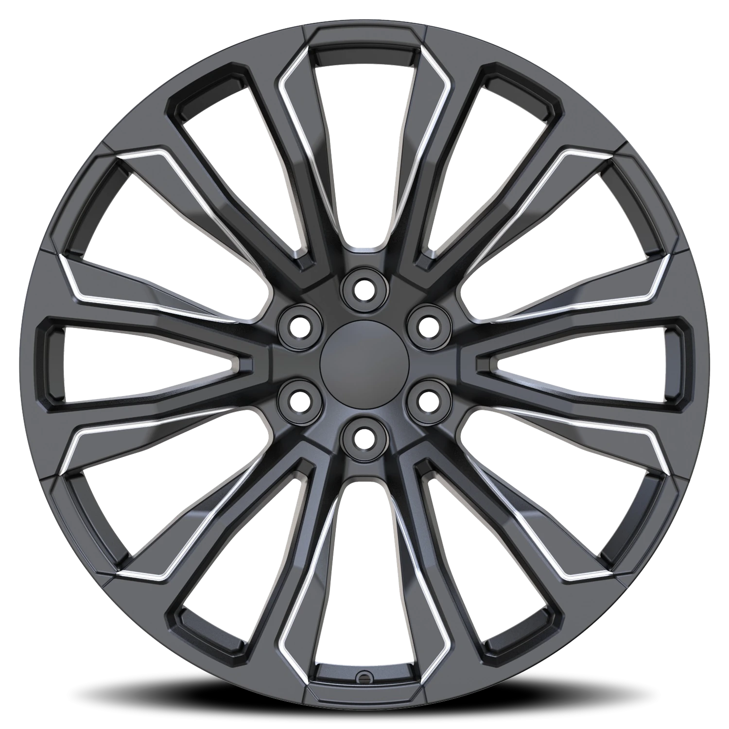 Revenge OE Designs RS-40 26x10" 6x139.7mm 78.1mm CB +31mm Gloss Black Milled