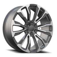 Revenge OE Designs RS-40 22x9" 6x139.7mm 78.1mm CB +31mm Gunmetal Machined Face