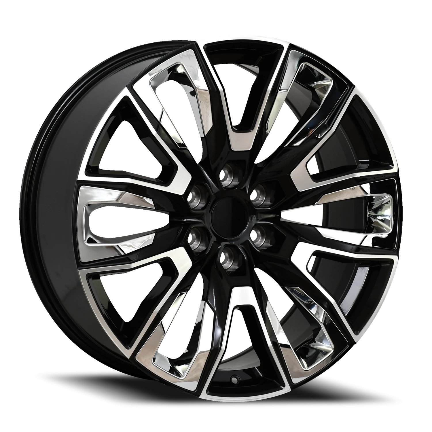 Revenge OE Designs RS-41 26x10" 6x139.7mm 78.1mm CB +31mm Black Machined Face-Chrome Insert