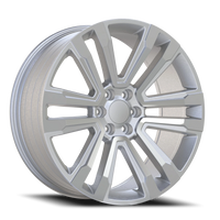 Revenge OE Designs RS-72 22x9" 6x139.7mm 78.1mm CB +31mm Silver Machined Face