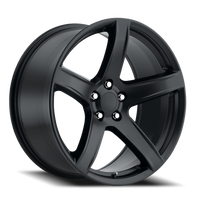 Revenge OE Designs RS-77 22x9" 5x115mm 71.5mm CB +20mm Satin Black