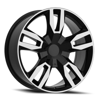 Replica Alloys RST 22x9 +24 6x139.7mm 78.1mm Gloss Black Machined Face