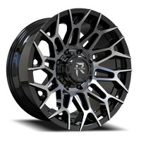 Revenge Offroad RV203 20x10" 8x170mm 125.2mm CB -19mm Black Machined