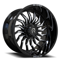 Revenge Offroad RV204 20x12" 8x165.1mm 125.2mm CB -44mm Black Milled