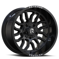 Revenge Offroad RV205 22x12" 8x165.1mm 125.2mm CB -44mm Gloss Black