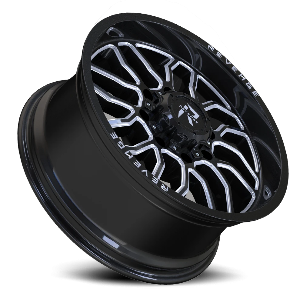 Revenge Offroad RV205 20x9" 8x170mm 125.2mm CB 0mm Black Milled