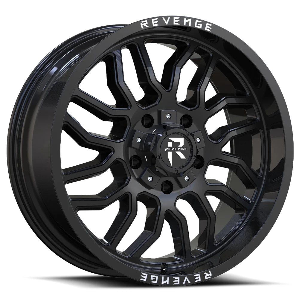 Revenge Offroad RV205 20x9" 8x165.1mm 125.2mm CB 0mm Gloss Black