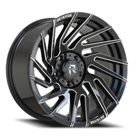 Revenge Offroad RV207 20x10" 5x127mm 87.1mm CB -19mm Black Milled