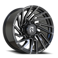 Revenge Offroad RV207 22x10" 8x180mm 125.2mm CB -19mm Black Milled