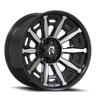 Revenge Offroad RV304 17x9" 6x135mm 106.2mm CB -12mm Black Machined