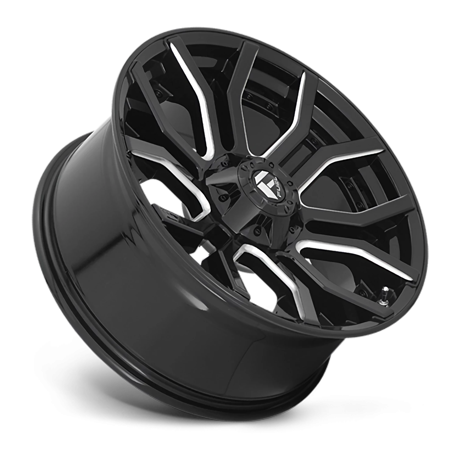 Fuel Rage 20x9" 6x135mm 106.1mm CB +1mm Gloss Black Milled