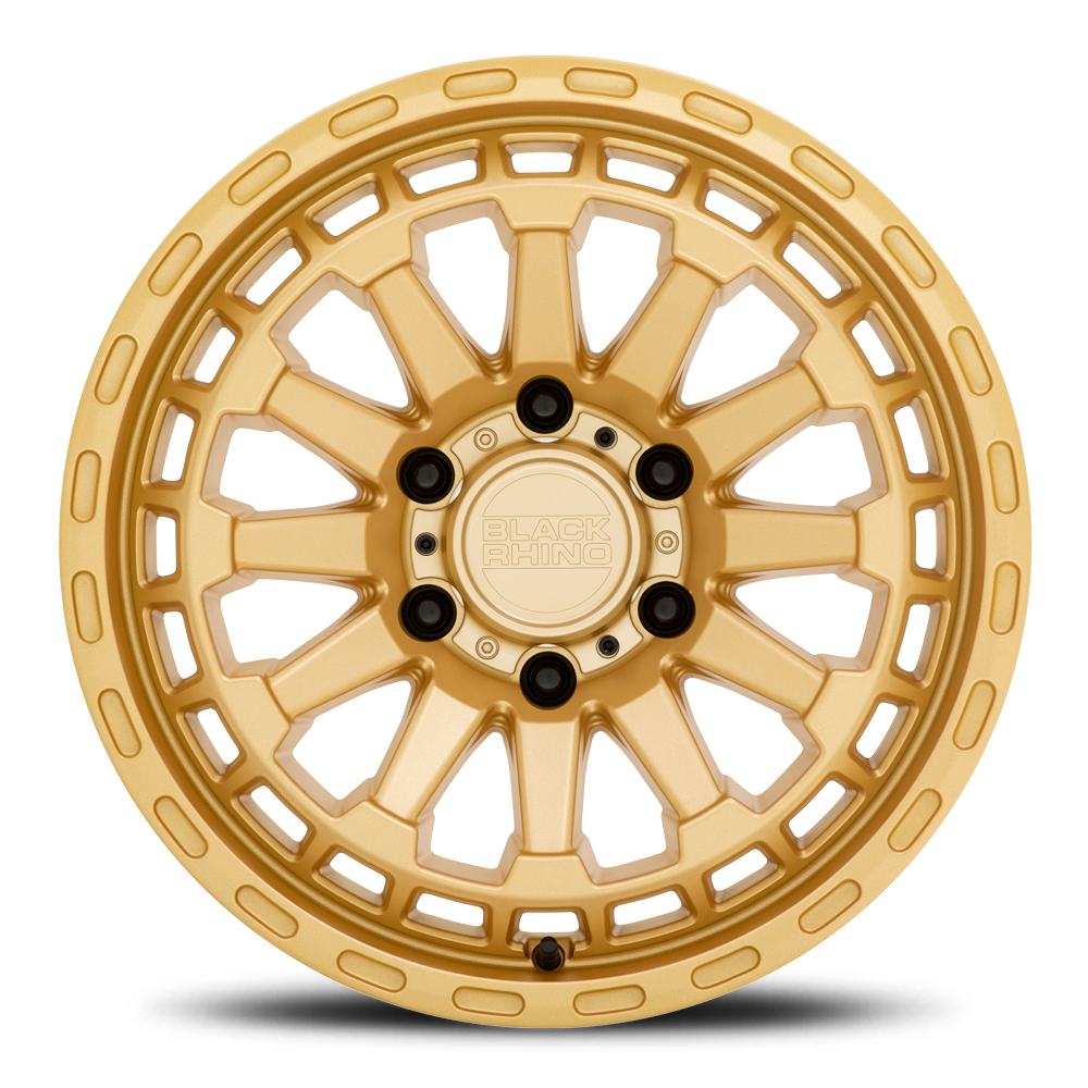 Black Rhino Raid 20x9.5" 6x139.7mm 112.1mm CB +12mm Gold
