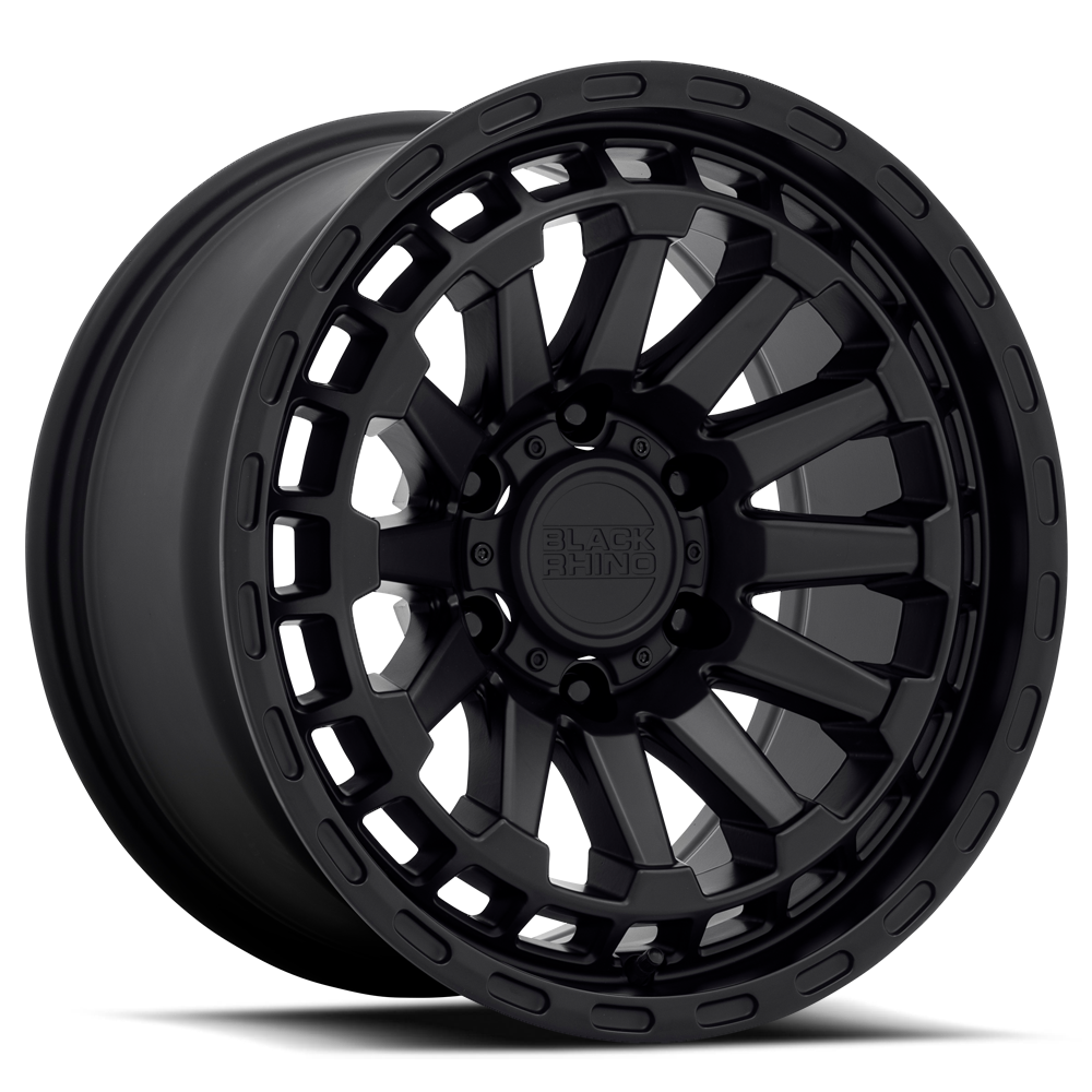 Black Rhino Raid 17x8.5" 6x135mm 87.1mm CB -18mm Matte Black