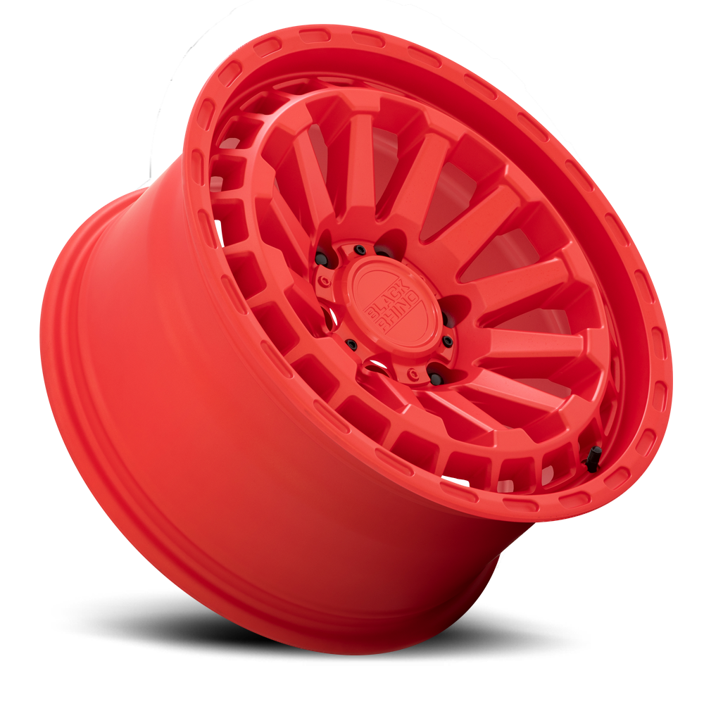 Black Rhino Raid 20x9.5" 6x139.7mm 112.1mm CB +12mm Matte Red
