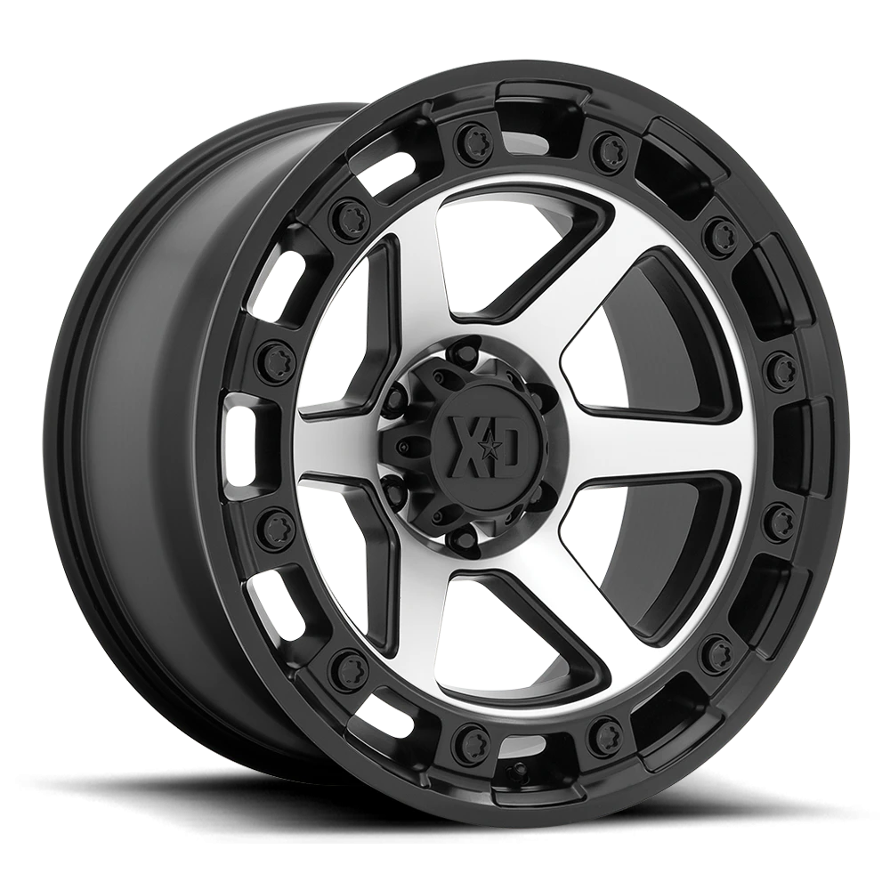 XD Series Raid 17x9" 5x127mm 71.5mm CB 0mm Satin Black Machined