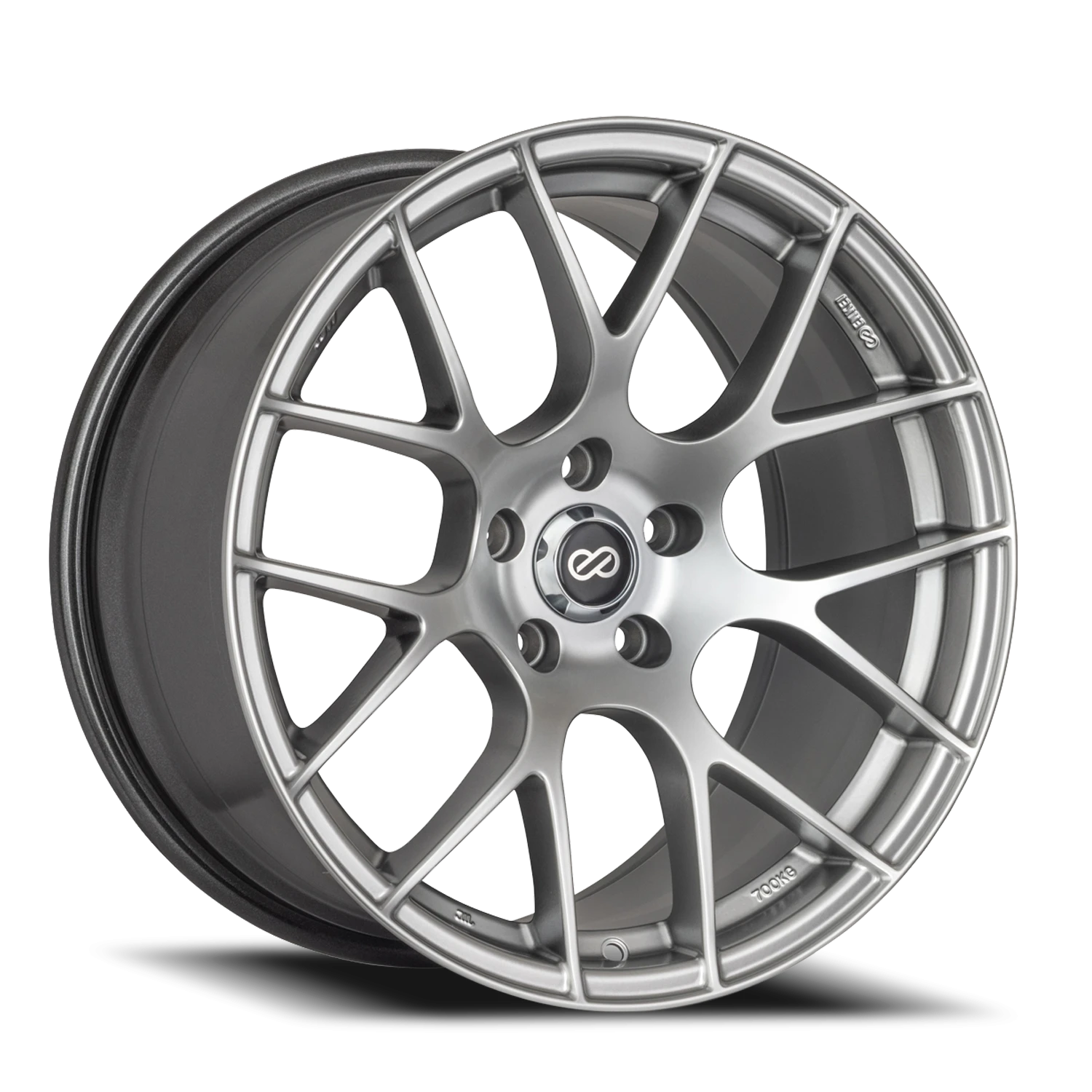 Enkei Raijin HS 18x8 +45 5x114.3mm 72.6mm Hyper Silver