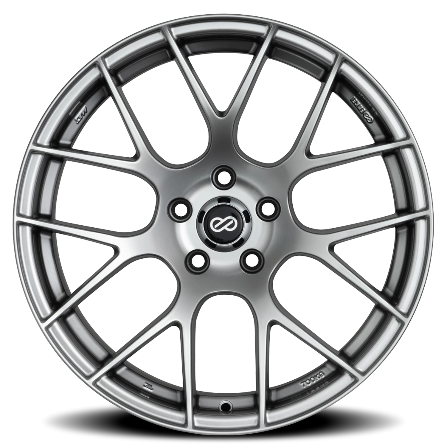 Enkei Raijin HS 18x8 +45 5x114.3mm 72.6mm Hyper Silver