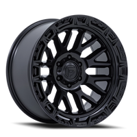 Fuel Rail 17x9" 5x127mm 71.5mm CB +1mm Matte Black Gloss Black Lip