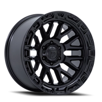 Fuel Rail 20x9" 6x139.7mm 106.1mm CB +1mm Matte Black Gloss Black Lip