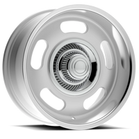 BG Rod Works Rally 18x8 +0 5x120.7mm 78.1mm Silver Machined Lip