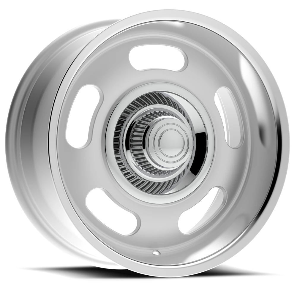 BG Rod Works Rally 15x7 +0 5x114.3mm 78.1mm Silver Machined Lip