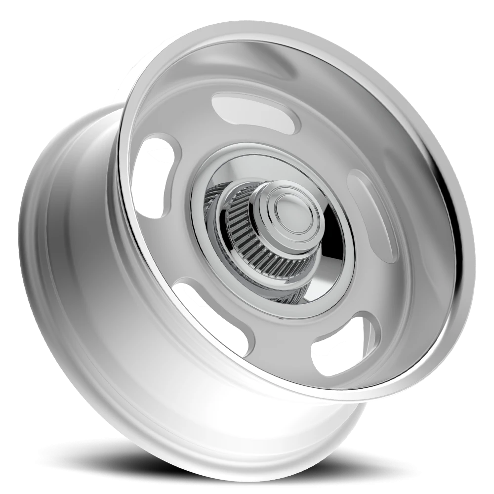 BG Rod Works Rally 15x7 +0 5x114.3mm 78.1mm Silver Machined Lip