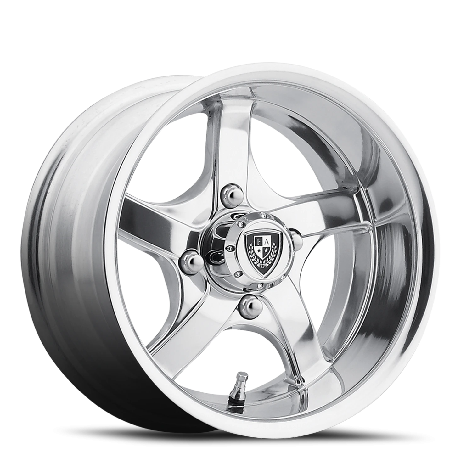 Fairway Alloys Rallye 12x6" 4x101.6mm 70.7mm CB -20mm Polished
