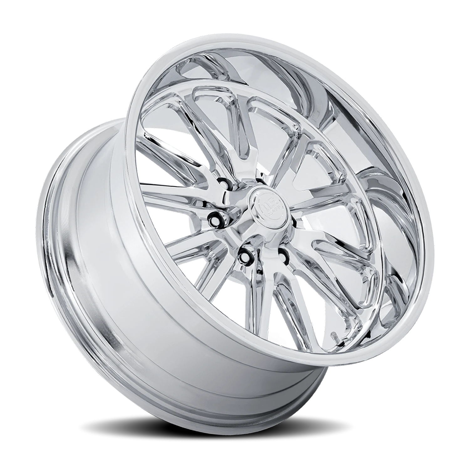 US Mags Rambler 6 20x9.5" 6x139.7mm 106.1mm CB +1mm Chrome Chrome Plated