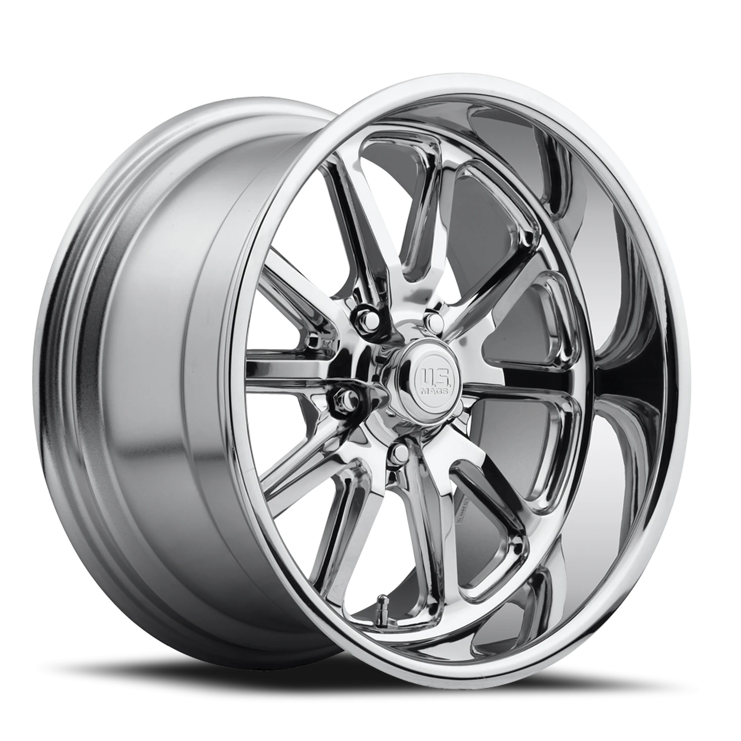 US Mags Rambler 18x8" 5x114.3mm 72.56mm CB +1mm Chrome