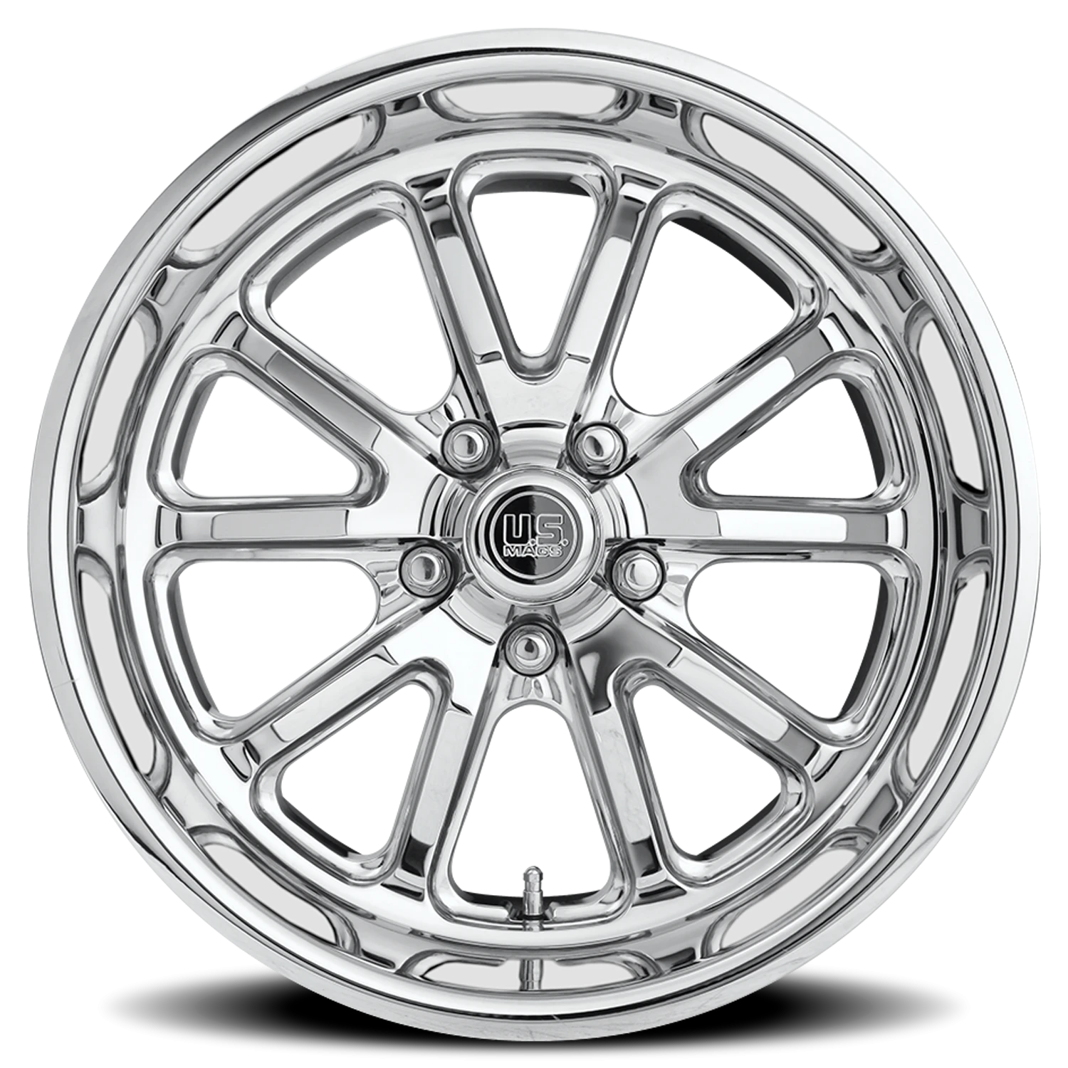 US Mags Rambler 18x8" 5x114.3mm 72.56mm CB +1mm Chrome