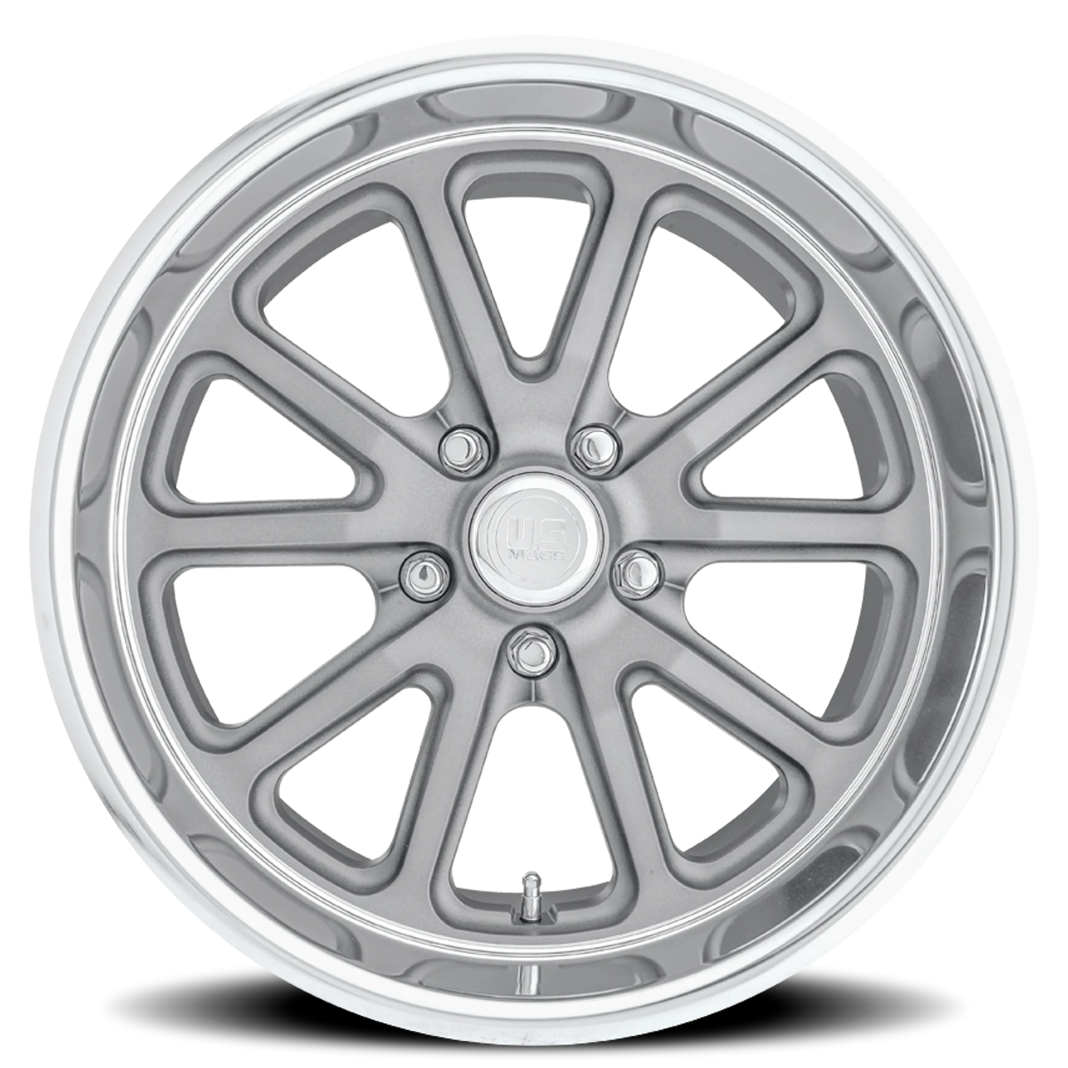 US Mags Rambler 20x10.5" 5x127mm 78.1mm CB +20mm Matte Gunmetal Machined