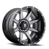 Fuel Rampage 20x10 -19 8x170mm 125.1mm Matte Gunmetal Black Lip