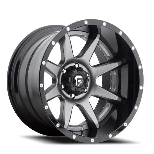 Fuel Rampage 20x10 -19 8x170mm 125.1mm Matte Gunmetal Black Lip