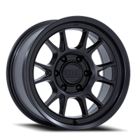 KMC Range 17x8.5" 6x139.7mm 106.1mm CB -10mm Matte Black
