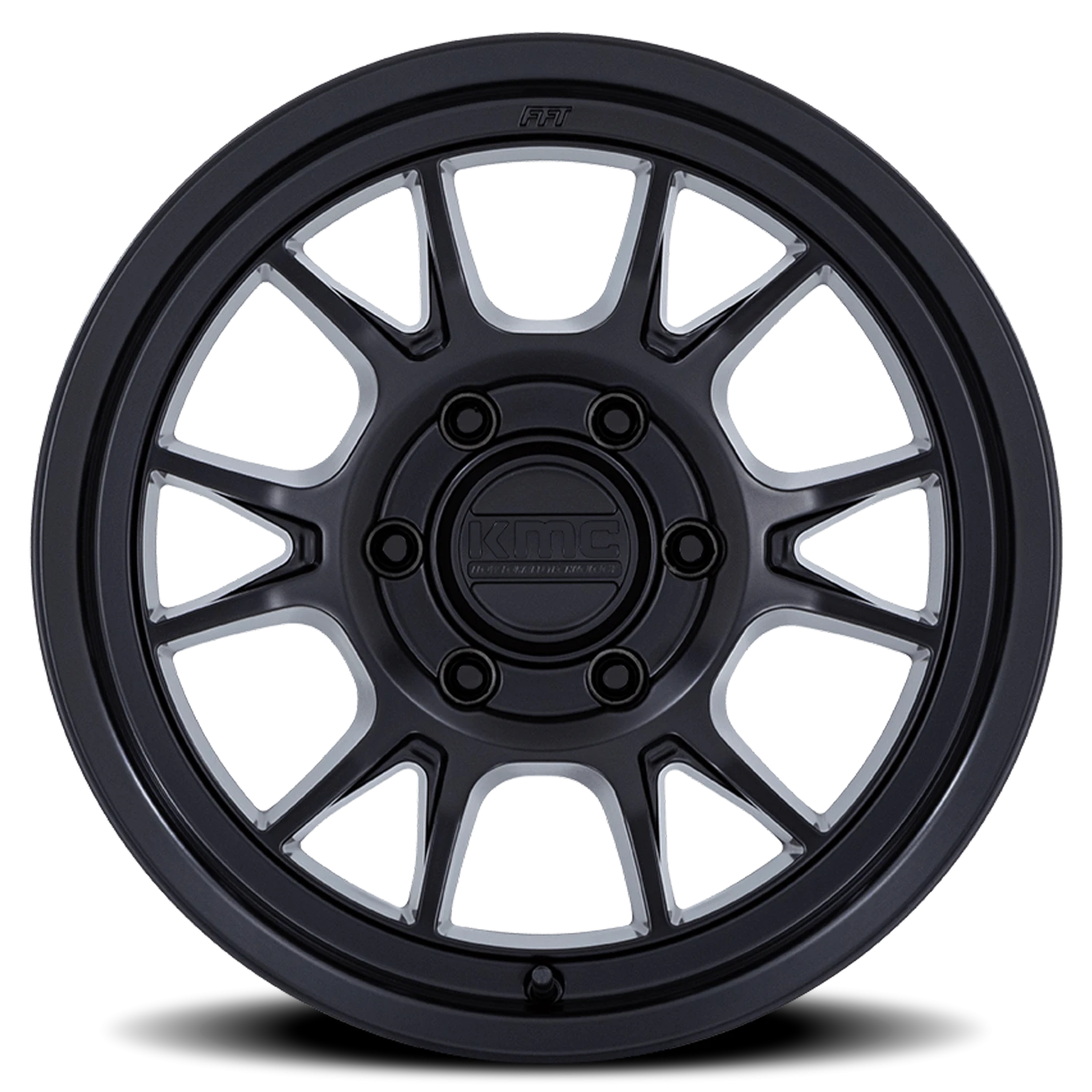 KMC Range 17x8.5" 6x139.7mm 106.1mm CB -10mm Matte Black