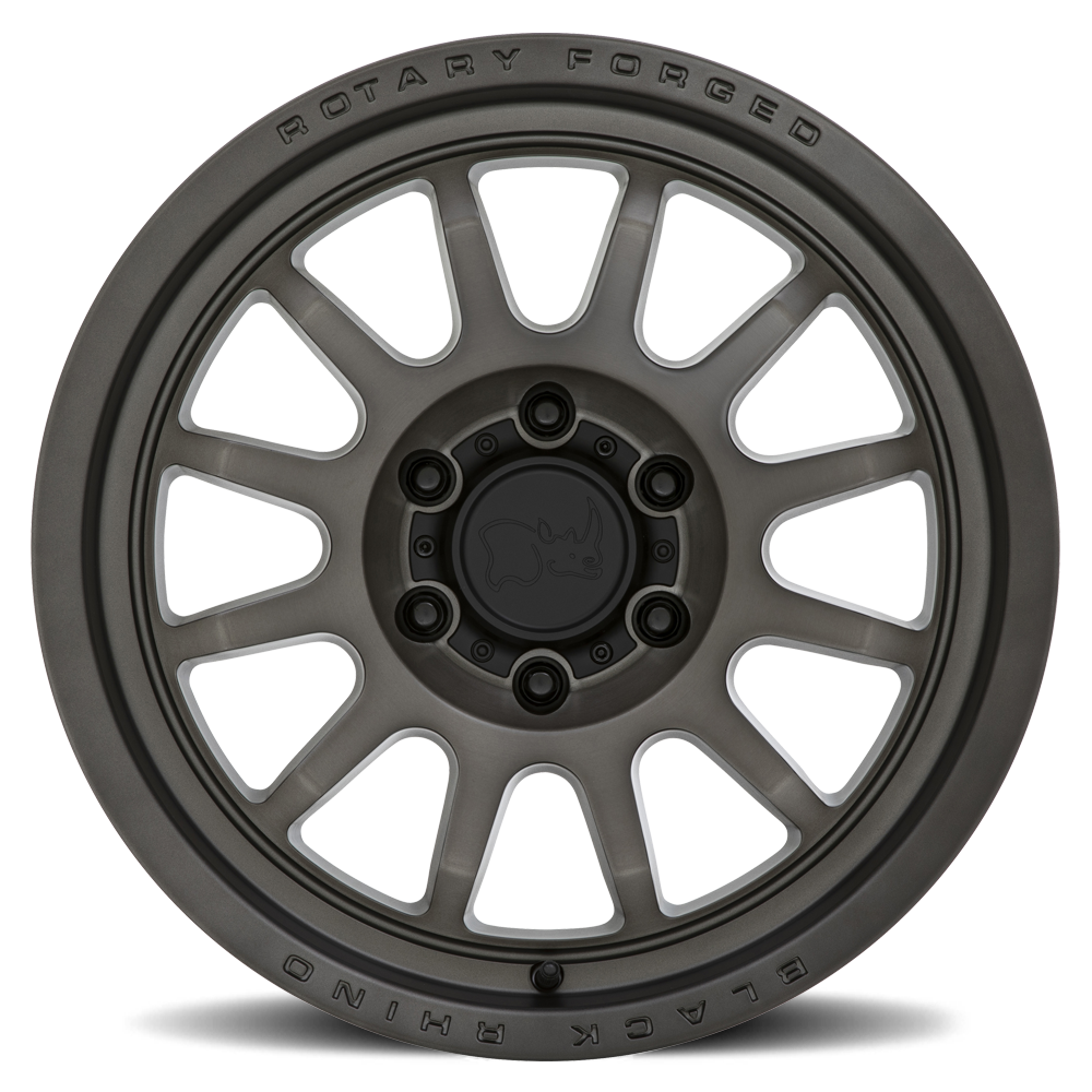 Black Rhino Rapid 20x9" 6x114.3mm 76.1mm CB +12mm Matte Brushed Gunmetal