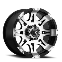 Raceline Raptor 982 18x9 -6 8x165.1mm 125mm Black Machined Face