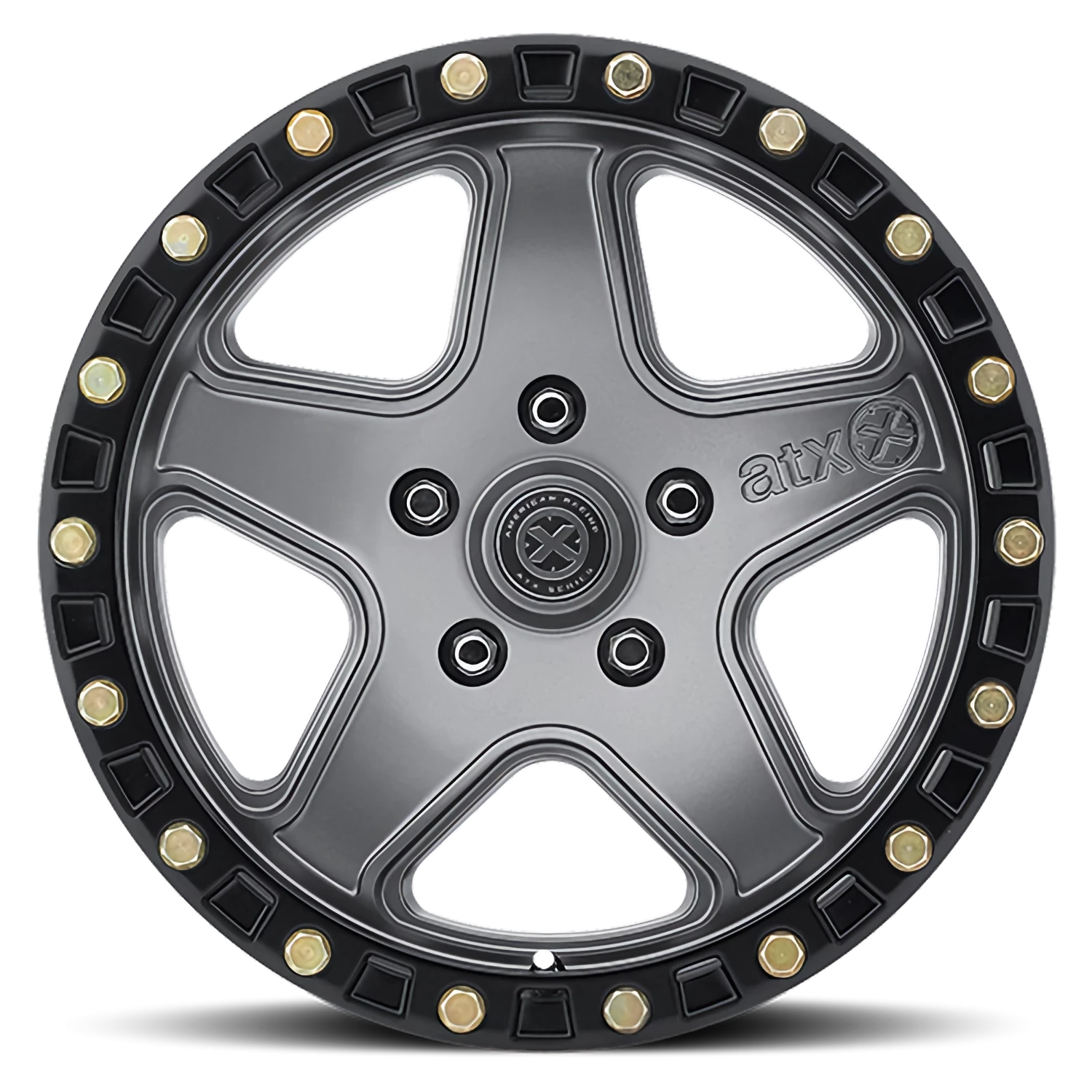 ATX Ravine AX194 GY 17x8.5 +10 5x127mm 71.5mm Matte Gray Black Lip