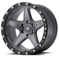 ATX Ravine 20x10" 6x139.7mm 106.25mm CB -24mm Matte Gray Black Lip