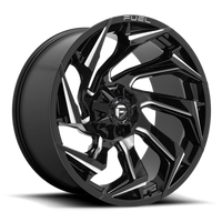 Fuel Reaction 22x10" 6x135mm 106.1mm CB -18mm Gloss Black Milled