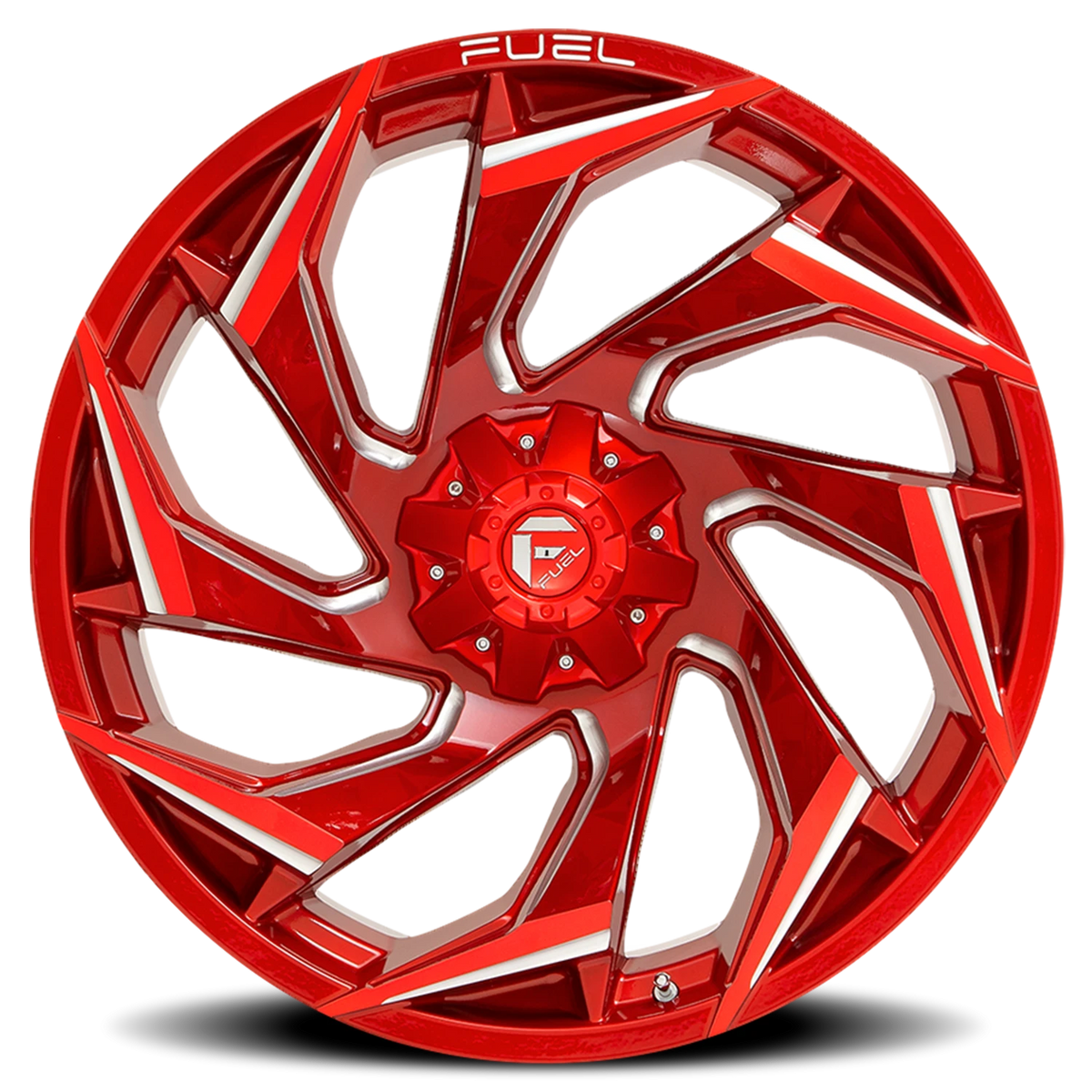 Fuel Reaction 20x9 +20 5x139.7mm 110.1mm Candy Red Milled