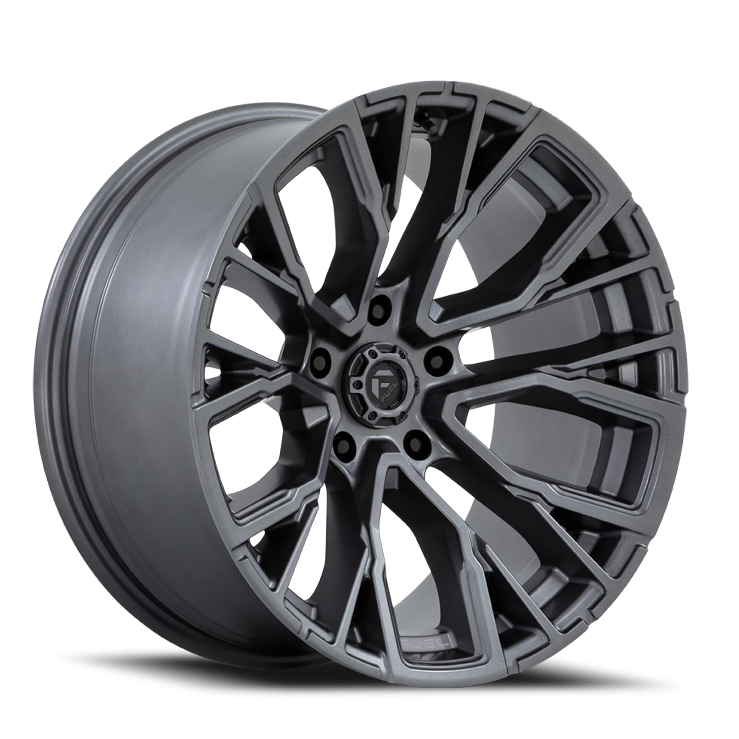 Fuel Rebar 5 20x10" 5x127mm 71.5mm CB -18mm Matte Gunmetal