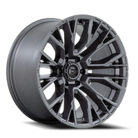 Fuel Rebar 6 17x9 -12 6x135mm 87.1mm Matte Gunmetal