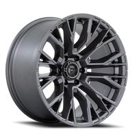 Fuel Rebar 6 D848 17x9 +1 6x139.7mm 106.1mm Matte Gunmetal