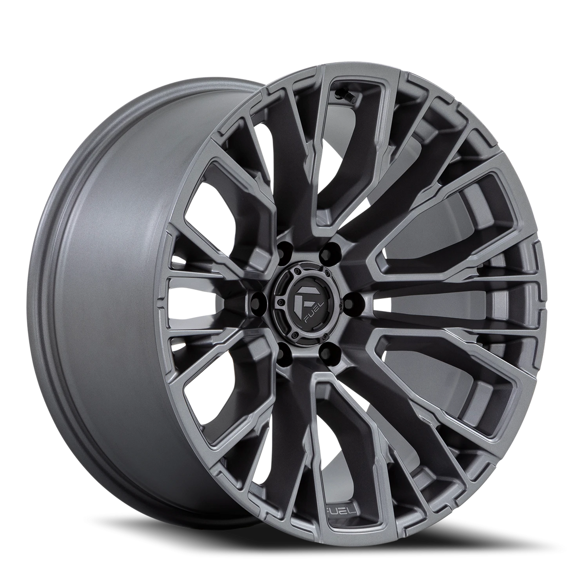 Fuel Rebar 6 17x9 +1 6x135mm 87.1mm Matte Gunmetal